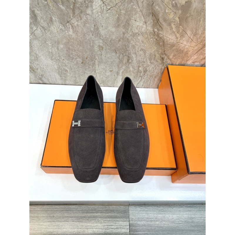 H**mes leather shoes